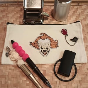IT Pennywise movie theme Custom Horror gift set - smoking accessories - weekend edition - stash jar - travel portable ashtray - pin pen bead
