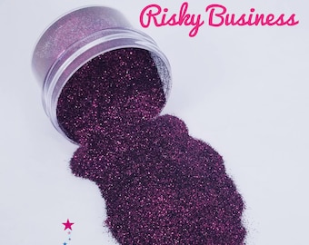 Risky Business - Glitter - Pink Glitter - Burgundy Glitter - Wine Glitter - Tumbler Glitter - Glitter for Resin - Etsy Glitter Shop