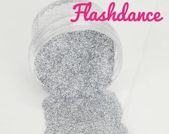 Flashdance - Glitter - Silver Glitter - Tumbler Glitter - Slime Glitter - Resin Glitter - Glitter Supply Shop - Nail Glitter