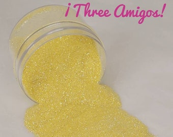 The ¡Three Amigos! - Glitter - Yellow Glitter - Pale Yellow Glitter - Baby Yellow Glitter - Tumbler Glitter - Glitter for Resin