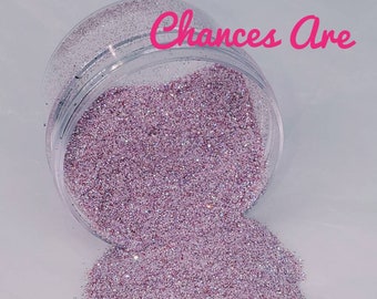 Chances Are - Glitter - Pink Glitter - Pink Ultra Fine Glitter - Pink Sparkle Glitter - Polyester Glitter - Solvent Resistant Glitter