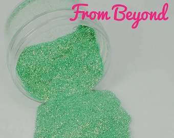From Beyond - Glitter - Green Glitter - Sea Green Glitter - Tumbler Glitter - Glitter for Resin - Glitter for Slime - Nail Glitter
