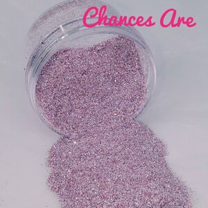 Chances Are Glitter Pink Glitter Pink Ultra Fine Glitter Pink Sparkle Glitter Polyester Glitter Solvent Resistant Glitter image 1