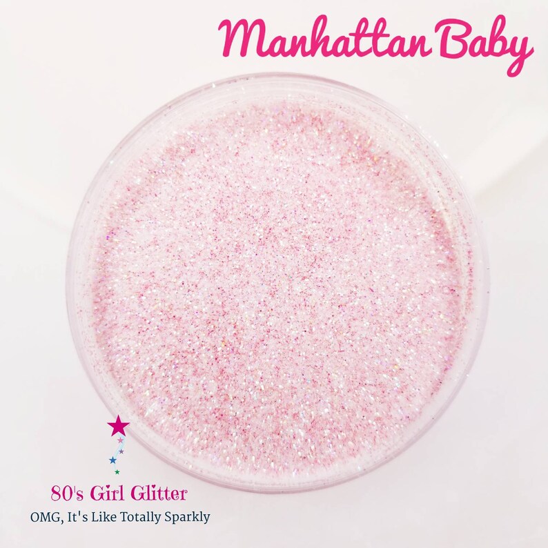 Manhattan Baby Glitter Pink Glitter Baby Pink Ultra Fine Glitter Light