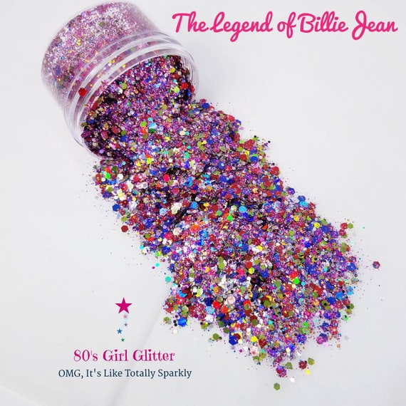 The Legend of Billie Jean Glitter Pink Glitter Chunky Pink Glitter