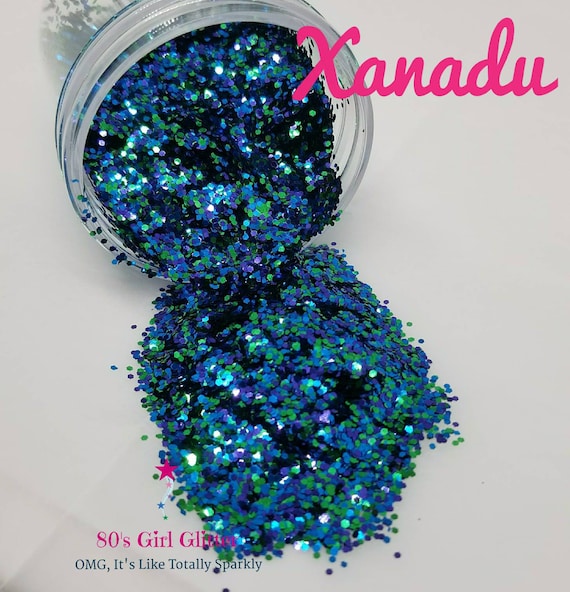 Xanadu Glitter Aqua Glitter Aqua Fine Sized Glitter Polyester