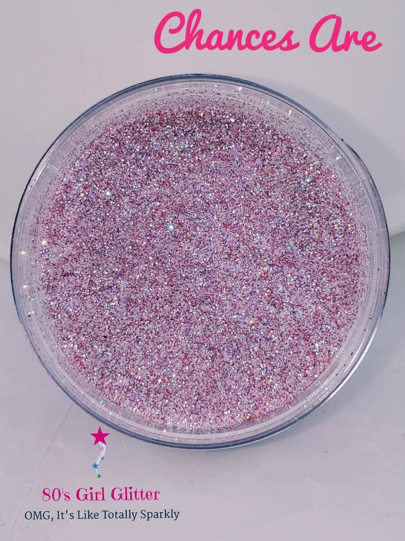 Chances Are Glitter Pink Glitter Pink Ultra Fine Glitter Pink Sparkle Glitter Polyester Glitter Solvent Resistant Glitter image 3