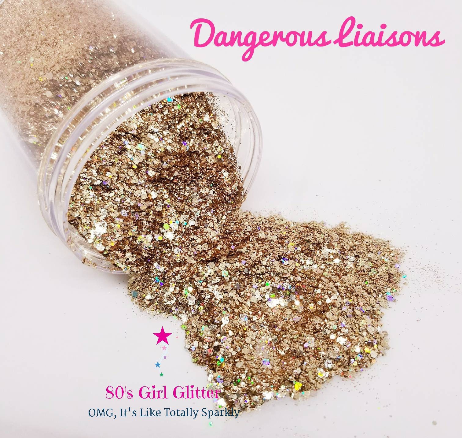 Colorations Biodegradable Glitter - Gold & Silver Each 4oz