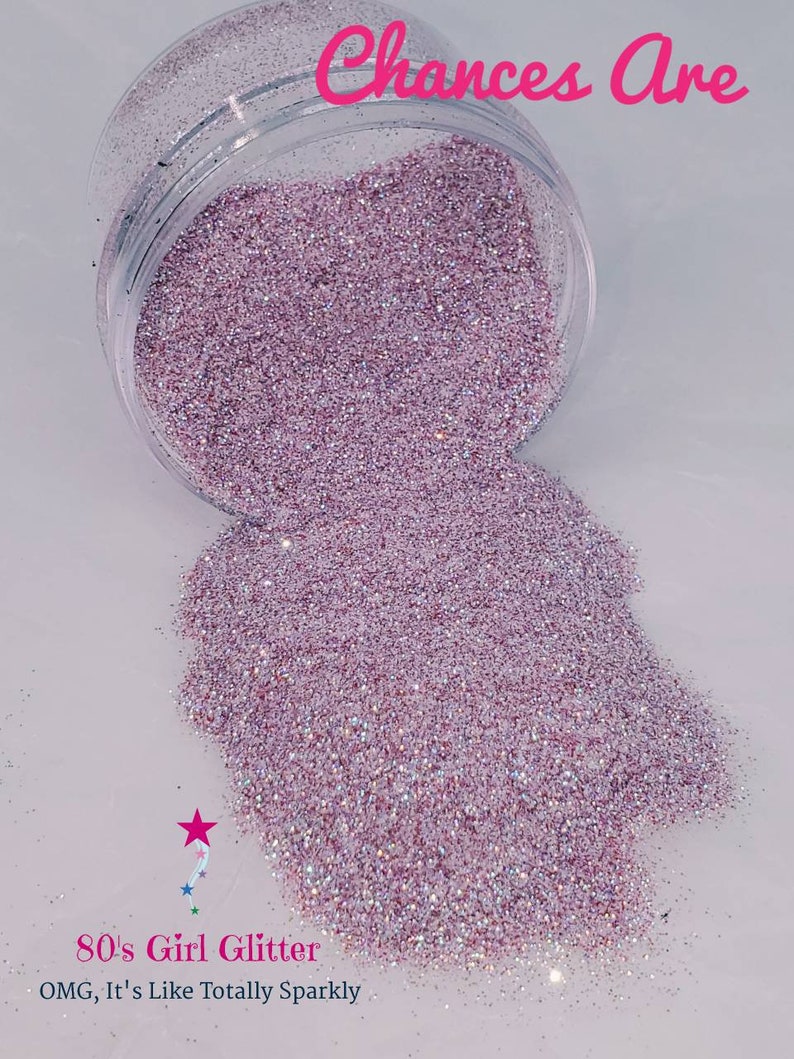 Chances Are Glitter Pink Glitter Pink Ultra Fine Glitter Pink Sparkle Glitter Polyester Glitter Solvent Resistant Glitter image 1