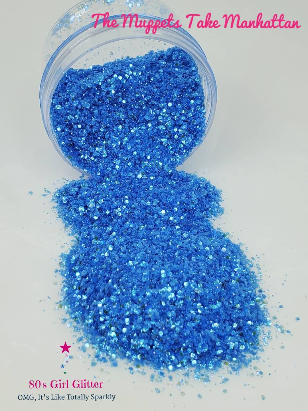 The Muppets Take Manhattan Glitter Blue Glitter Glitter Etsy