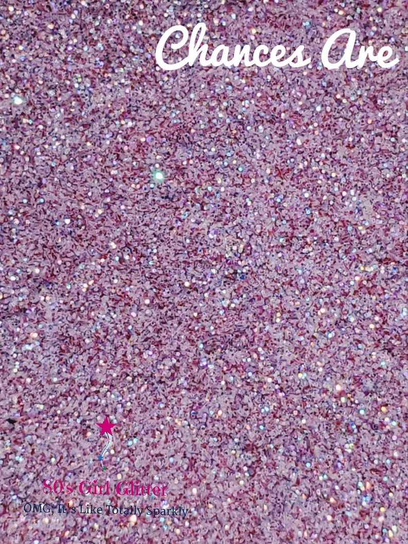 Chances Are Glitter Pink Glitter Pink Ultra Fine Glitter Pink Sparkle Glitter Polyester Glitter Solvent Resistant Glitter image 2