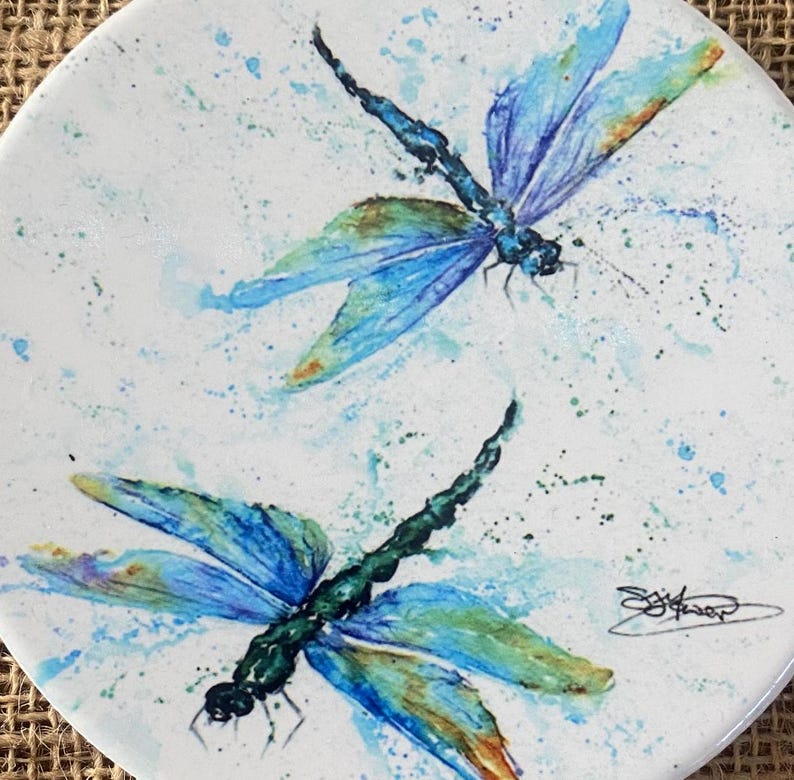 GekkoArtWatercolours Coaster - Thumbnail 3