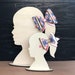 Wooden head stands. Child silhouette Showcase hair bows. Hair bow displays Craft fairs,booths and for pictures 