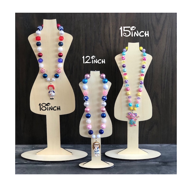 Necklace stands,Necklace displays,women and child jewelry stands.