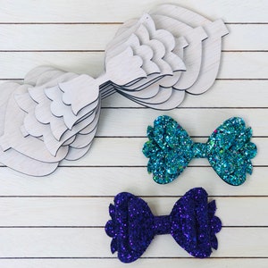 Hair bow templates,wooden templates,tracing templates