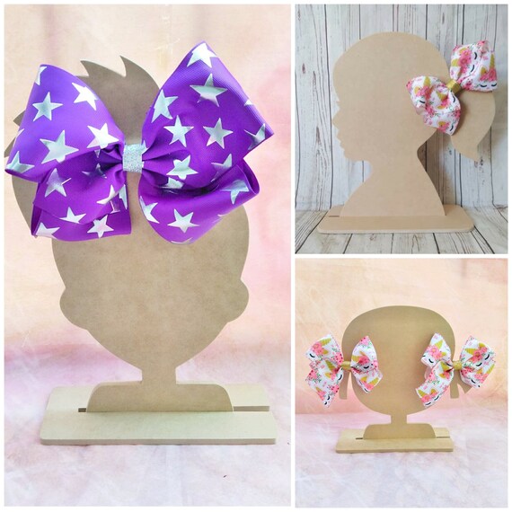 Hair bow Displays bundle setBow holder bow stand silhouette Etsy