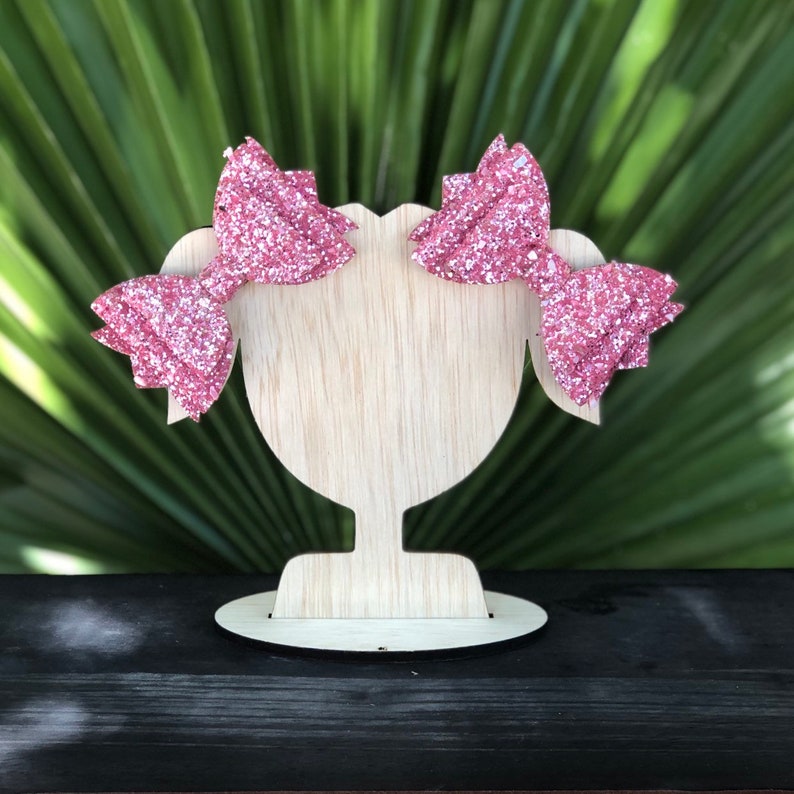 Head Silhouette Stand. Hair Bow Stand . Head Displays for Etsy