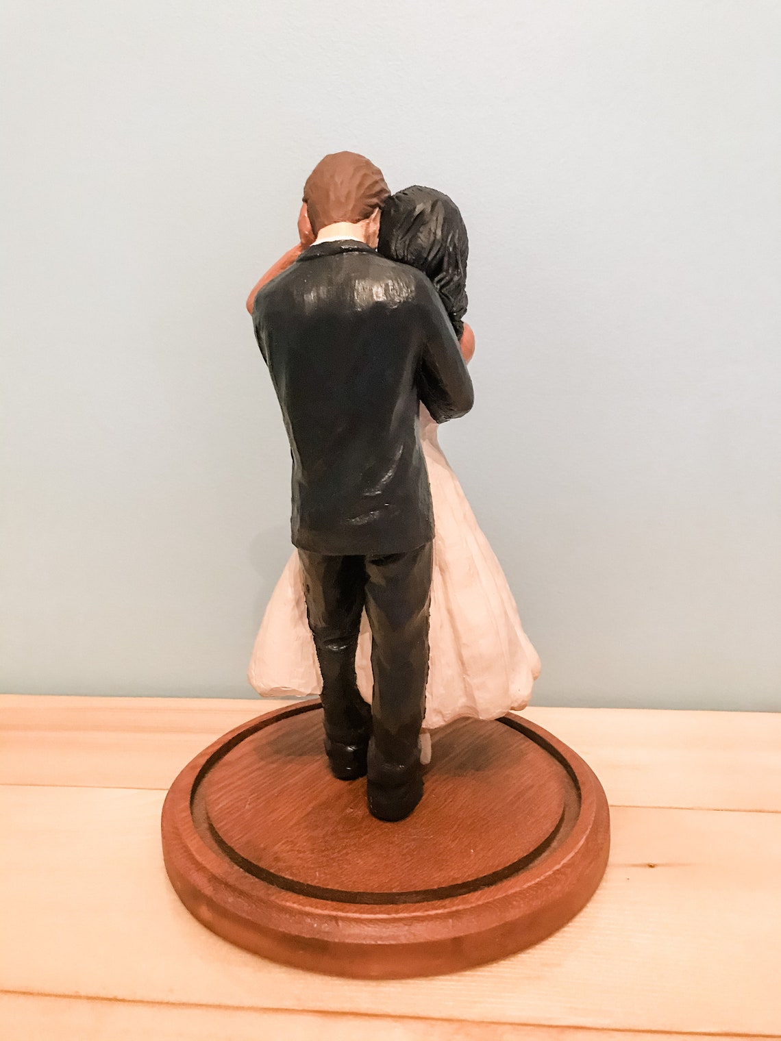 Custom Willow Tree Wedding Anniversary Couple Cake Topper Etsy