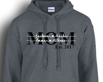 personalized mom hoodies