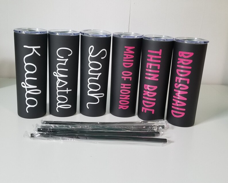 Personalized Name Tumbler Matte Black Tumbler Hashtag Etsy