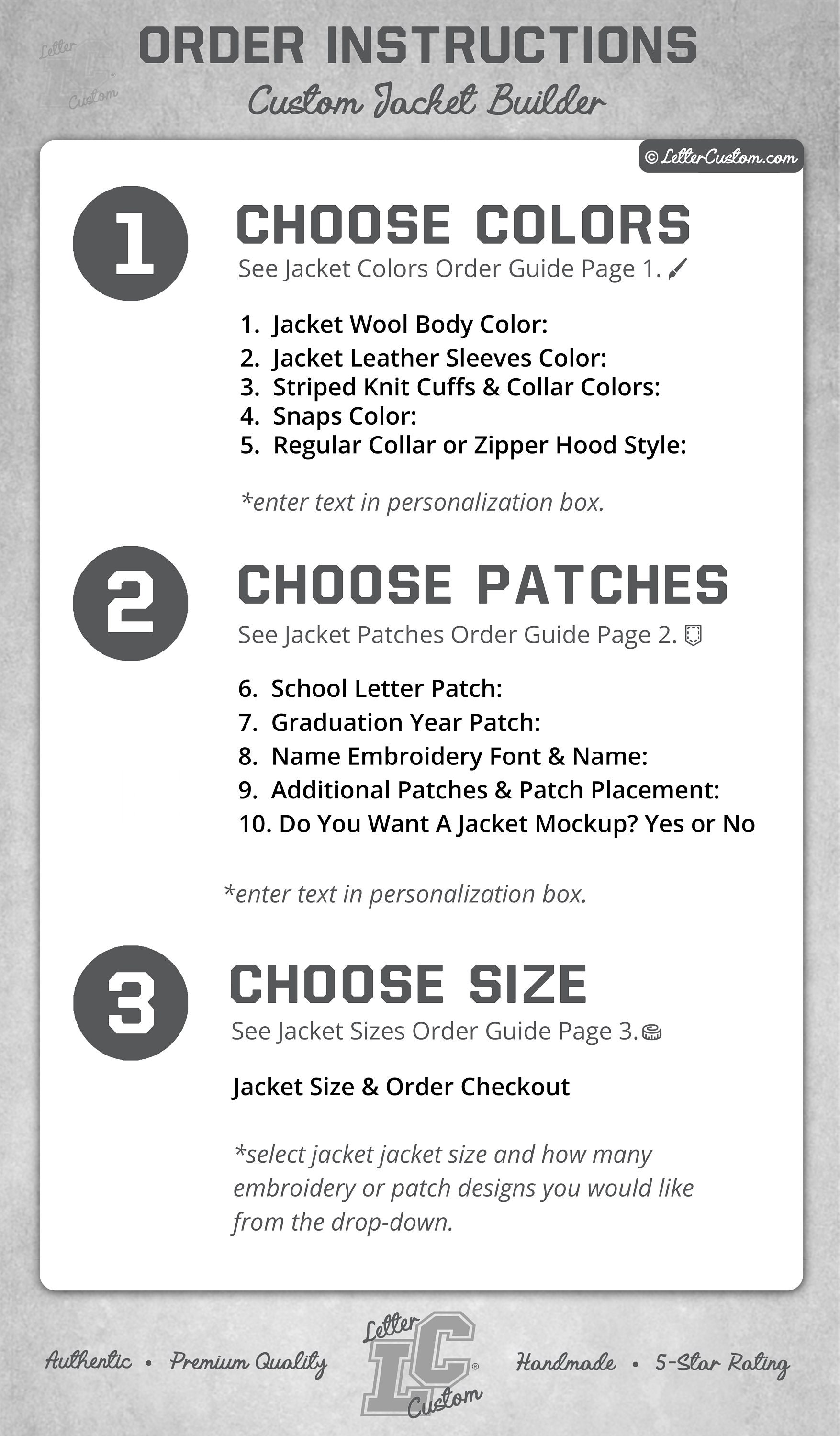 Custom High School Varsity Letter Jacket Cream Leather & Midnight Blue Wool  Hood Personalized Patches Premium Lettercustom® Handmade 