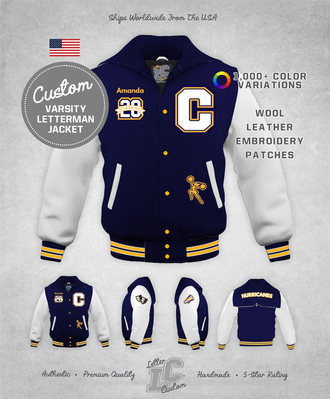 Cheerleader jackets varsity discount