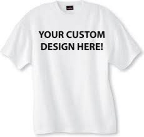 custom white t shirts