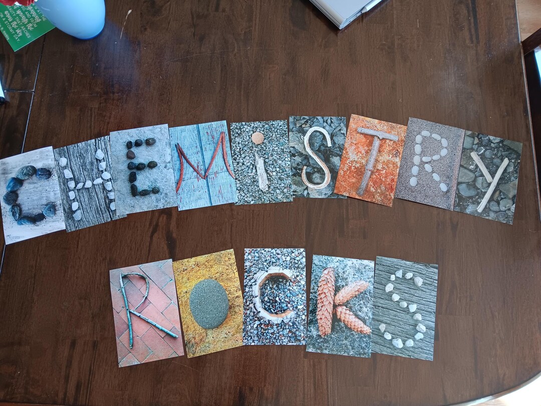 Science Rocks Bannar Chemistry Rocks Banner--chemistry Decor--science Rocks--nature Letters ...