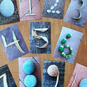 Nature numbers 0-10--digital download--farmhouse classroom decor--preschool number decor--nature classroom--natural nursery decor--photos