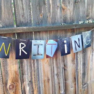 Writing banner--digital copy--classroom decor--classroom bunting--english language class--ELA decor--writing center--writing class banner
