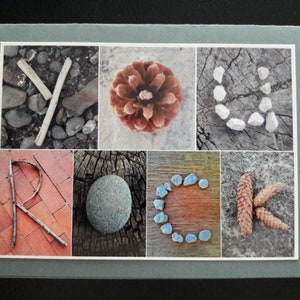 Eres genial - 6 tarjetas con sobres que dicen "Eres genial" - papelería rústica - tarjetas de amistad - tarjetas de agradecimiento - tarjetas de naturaleza - tarjetas para amantes de la naturaleza