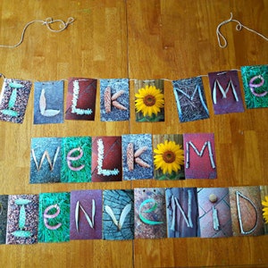 Welcome banner--language classroom--language banner--French classroom decor--Norwegian welcome--Danish, German, Dutch, Italian classroom