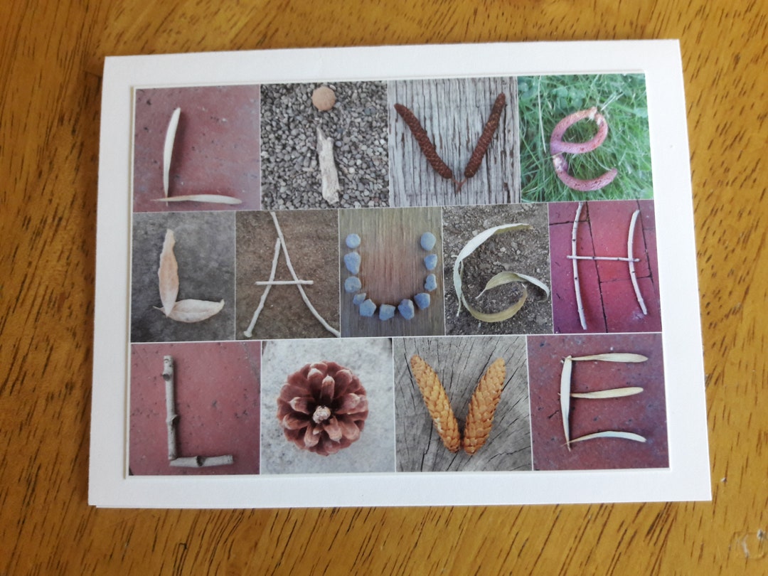 Set of 6 "live Laugh Love" Note Cards With Envelopes--live Laugh Love ...