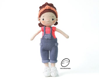 Ms. Rachel crochet amigurumi doll,  amigurumi Ms. Rachel, crochet doll stuffed, handmade doll, cuddle doll, baby gift, special gift for kid