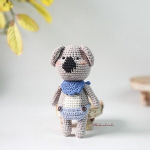 PATTERN: Lars the little Koala crochet amigurumi doll, crochet Koala amigurumi, stuffed koala,  amigurumi koala crochet pattern PDF download