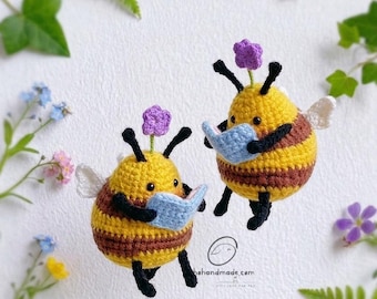Crochet amigurumi for sale, amigurumi bee stuffed, crochet amigurumi bee, amigurumi animal for sale, amigurumi doll, crochet bee plushies