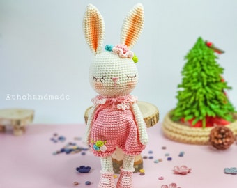 Crochet doll for sale, Amigurumi easter Bunny, Crochet Rabbit, Amigurumi doll for sale, amigurumi toy for sale, stuffed bunny, cuddle doll