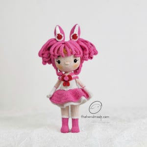 Manga sailor crochet amigurumi doll, amigurumi sailor doll, crochet stuffed doll, handmade doll, crochet anime sailor moon, gift for child