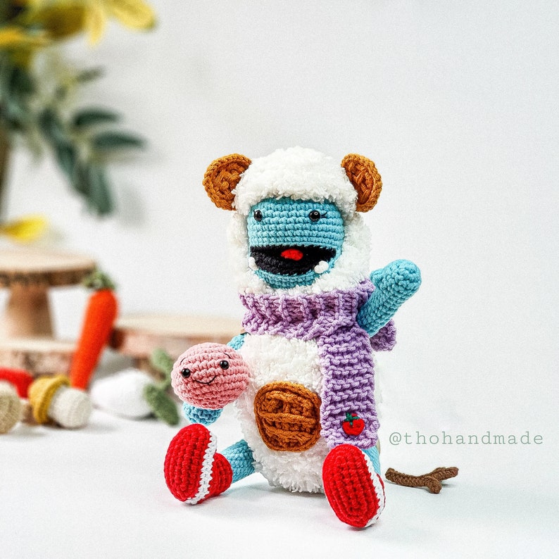 Waffles and Mochi Crochet Amigurumi Doll Amigurumi Netflix Etsy