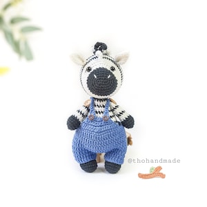 amigurumi zebra crochet doll, amigurumi animal, crochet zebra cuddle doll, crochet doll for sale, stuffed zebra, plushies, baby shower gift