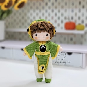 manga swordsman crochet amigurumi doll, amigurumi Cardcaptor doll, handmade doll, crochet anime doll, gift for child