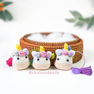 unicorn keychain, crochet amigurumi keychain, crochet unicorn keychain, amigurumi toy, handmade gift, crochet stuffed keychain, toy plushies