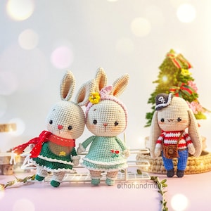 crochet amigurumi bunny, amigurumi bunny doll, crochet rabbit doll, Amigurumi animal, crochet bunny stuffed toy, amigurumi doll, toy plushie