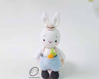 crochet amigurumi rabbit, crochet easter bunny doll, amigurumi doll, handmade cuddle doll, amigurumi animals, stuffed bunny, toy plushies