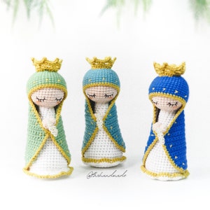 crochet doll blessed virgin Mary, amigurumi doll mother mary, crochet holy Mary doll, crochet doll for sale, Catholic gift, christmas gift