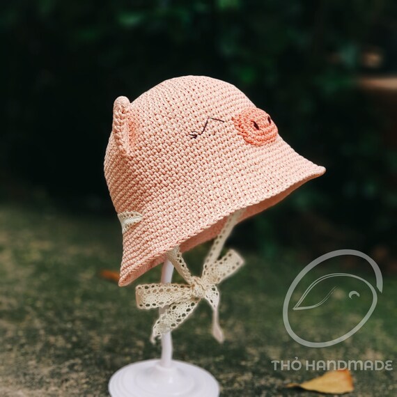 Combo Crochet Baby Sun Hat Mini Bag 
