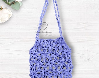 crochet tote bag, beachy boho bag, crochet purse, handmade bag, crochet shoulder bag, market bag, big size bag, bag for women, gift for her