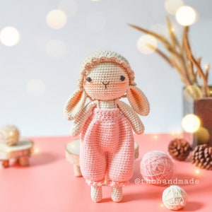 Crochet doll for sale, amigurumi animal for sale, amigurumi toy for sale, Amigurumi doll for sale, stuffed rabbit, cuddle bunny, toy plushie