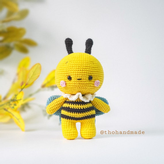 Amigurumi de ganchillo a la venta abeja amigurumi rellena abeja