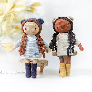 crochet doll for sale, amigurumi doll for sale, amigurumi princess doll, stuffed doll, cuddle doll, crochet amigurumi brown & tan skin doll